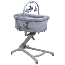 Ліжечко-стульчик 5 в 1 Chicco Baby Hug Pro, Earl Grey (87076.40): Тип кроватка-стульчик