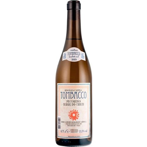 Вино Tombacco Pecorino IGT Terre di Chieti белое 0.75 л (WHS8003030884529)