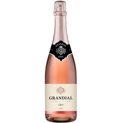 Игристое вино Les Grands Chais de France Grandial Rose Brut, розовое сухое, 0.75л 10.5% (WHS3500610053962)