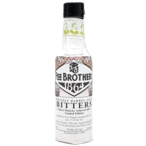 Биттер Fee Brothers, Whiskey Barrel-Aged Bitters, 17.5%, 0.15 л (PRV791863140605)