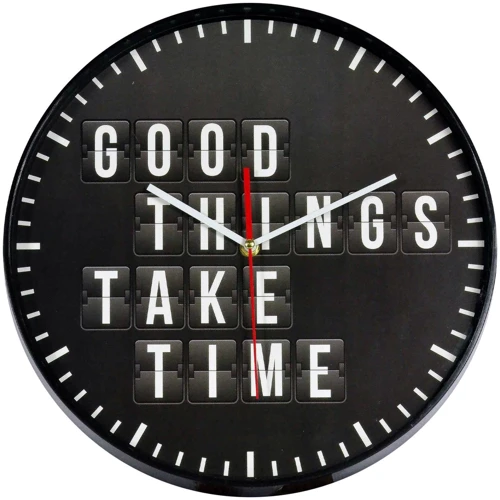 Настінний годинник Technoline 775485 Good Things Take Time (DAS301212)