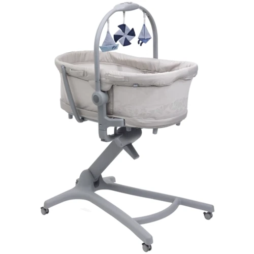 Кроватка-стульчик 5 в 1 Chicco Baby Hug Pro, Beige Latte (87076.96) (8058664173273)