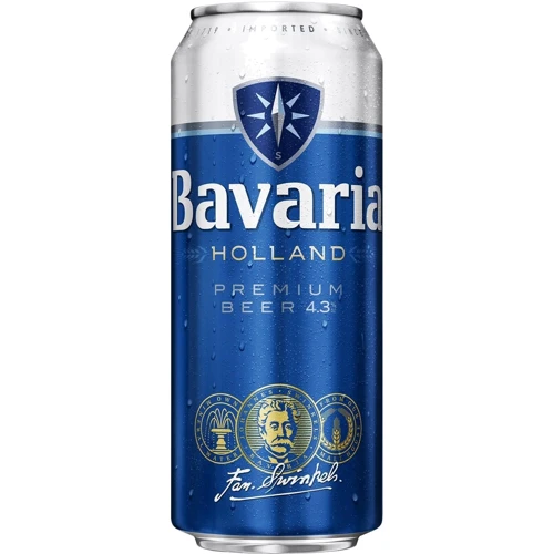 Пиво Bavaria Premium світле 4.3% 0.44 л ж/б (8714800038317)