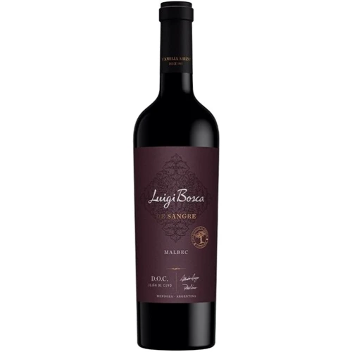 Вино Luigi Bosca De Sangre Malbec DOC красное сухое 14.3% 0.75 л (WHS7791203000142)