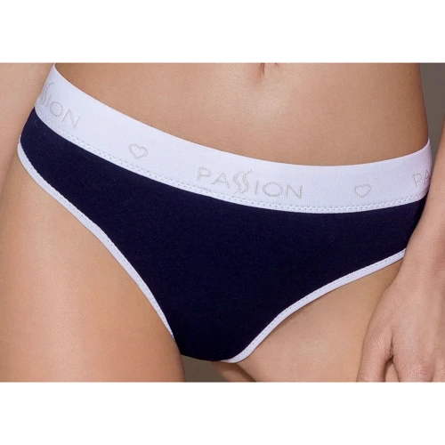 Спортивні трусики-стринги Passion PS007 PANTIES navy blue, size S