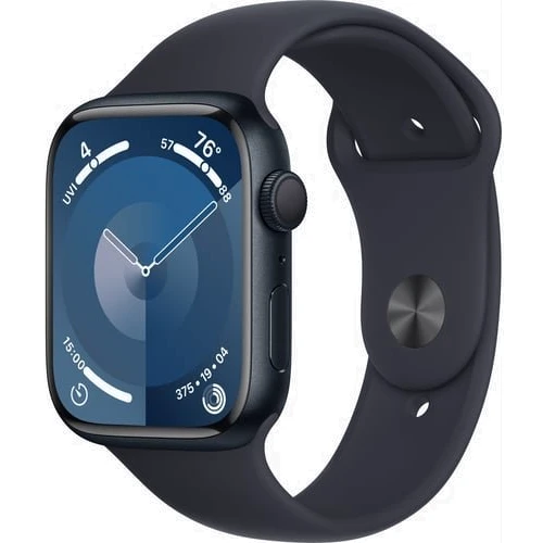 Apple Watch Series 9 45mm GPS Midnight Aluminum Case with Midnight Sport Band - M/L (MR9A3) UA