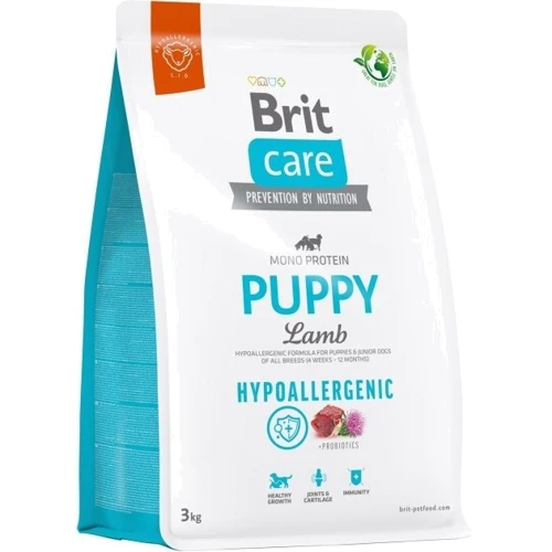 Сухий корм Brit Care Dog Hypoallergenic Puppy для цуценят з ягнятком 3кг (8595602558964)