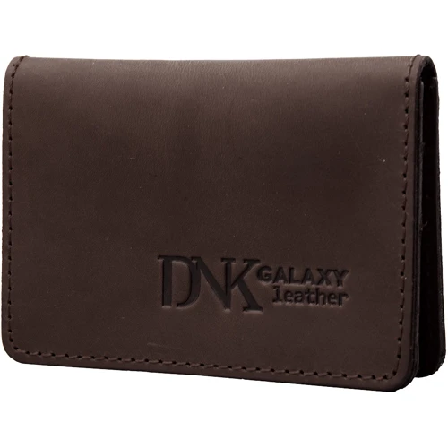 Мужская обложка для документов DNK Leather коричневая (DNK-mini-oknoH-colF)