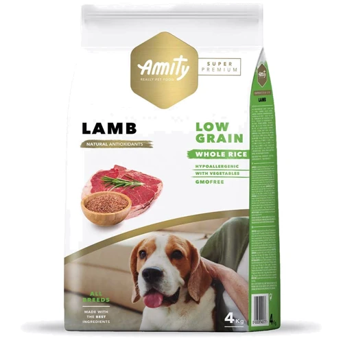 Сухой корм Amity Super Premium Lamb с ягненком 4 кг (573 LAMB 4 KG)