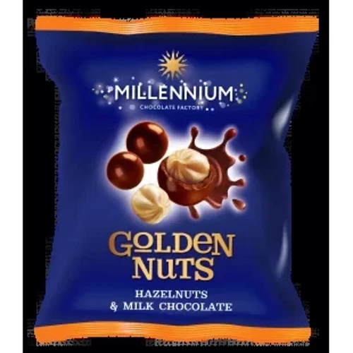 Драже Millennium Golden Nut фундук у молочному шоколаді 100 г (4820005195244)