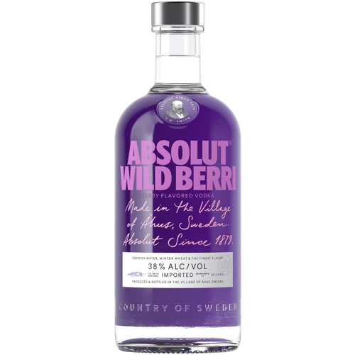 Горілка Absolut Wild Berri, 0.7л 38% (STA7312040350308)