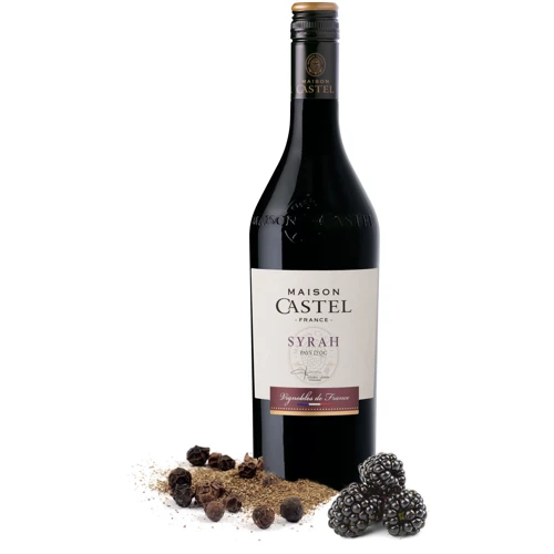 Вино Maison Castel "Syrah" (напівсухе, червоне) 0.75л (BDA1VN-VCS075-011)