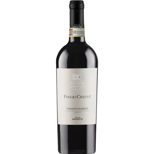 Вино TENUTE ROSSETTI "POGGIO CIVETA" CHIANTI CLASSICO, червоне сухе, 0.75л 13% (STA8027603005340)