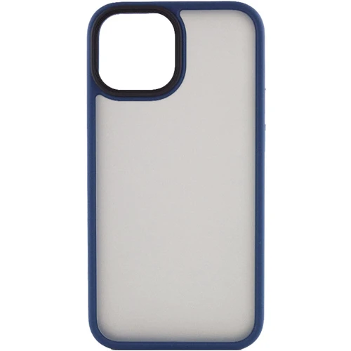 Чохол для iPhone Mobile Case TPU+PC Metal Buttons Blue для iPhone 13 mini