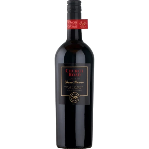 Вино Church Road Cabernet Sauvignon - Merlot Grand Reserve Hawke's Bay красное сухое 13.5% 0.75л (STA9414024000945)