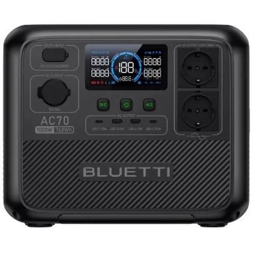 Зарядна станція Bluetti AC70 768Wh 1000W