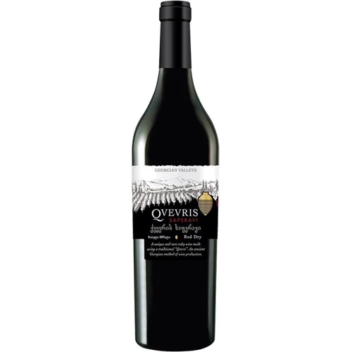 Вино Georgian Valleys Qvevris Saperavi Dry, червоне сухе, 0.75л 13% (WHS4860038079814)