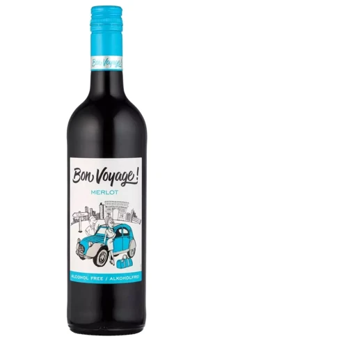 Вино Bon Voyage Merlot Alcohol Free красное полусухое безалкогольное 0.75 (VTS1313840)