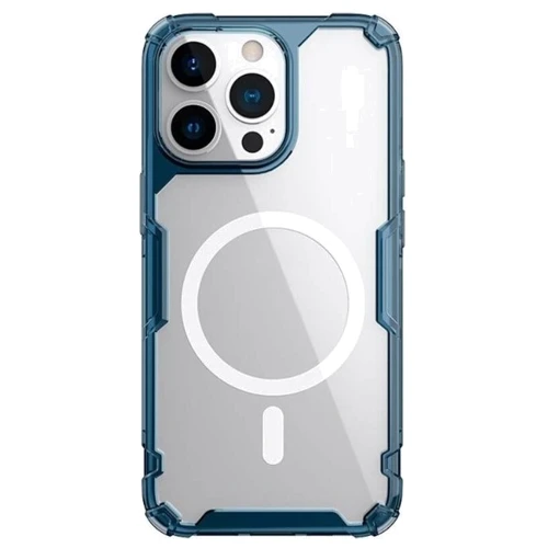 Чехол для iPhone Nillkin Nature Pro Magnetic Blue/Clear for iPhone 13 Pro Max