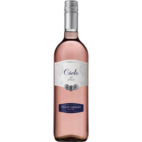 Вино Cielo Pinot Grigio Blush Rosato delle Venezie рожеве 0.75 л (WHS8008900005431)