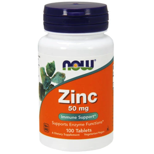 NOW Foods ZINC GLUCONATE 50 mg 100 TABS Цинк глюконат