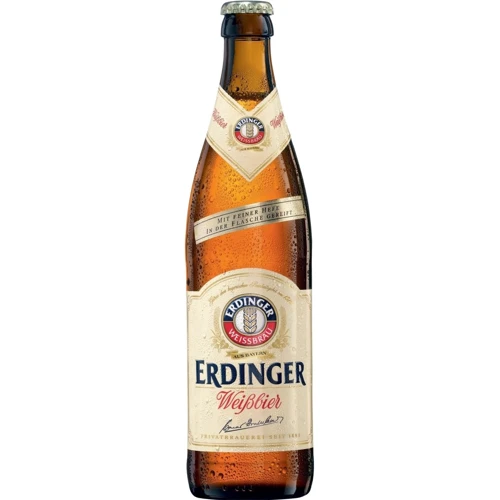 Упаковка пива Erdinger Weissbier, светлое фильтрованное, 5% 0.5л х 12 бутылок (EUR4002103248248)