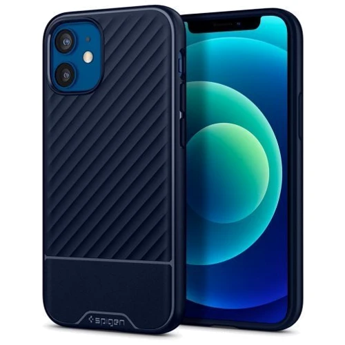 Чохол для iPhone Spigen Core Armor Navy Blue (ACS01538) for iPhone 12 mini