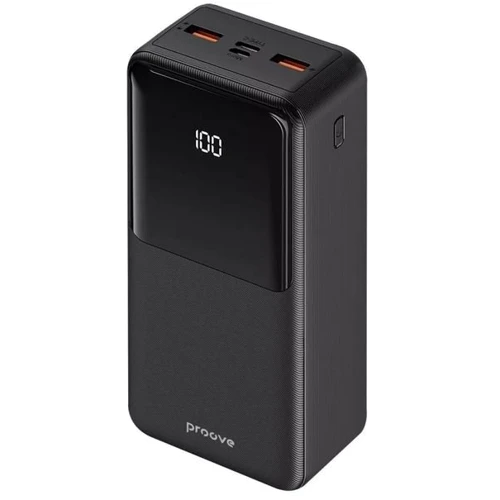 Зовнішній акумулятор Proove Power Bank 30000mAh Illuminator 22.5W Black