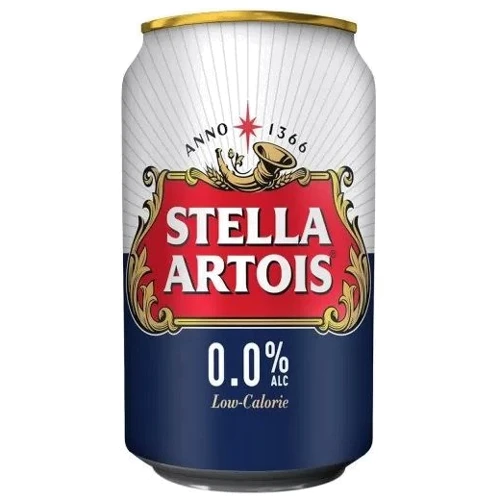 Пиво Stella Artois безалкогольное 24х0.33 ж/б (AL5410228277064)