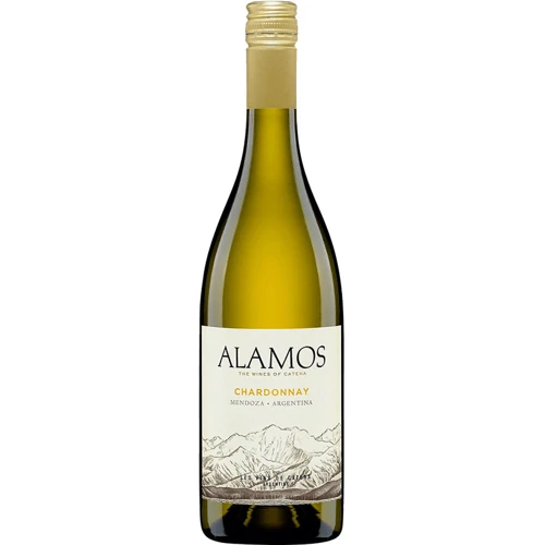 Вино Alamos Chardonnay, біле сухе, 0.75л (WNF7794450008077)