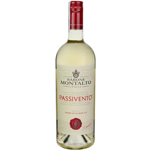 Вино Montalto Bianco Passivento Terre Siciliane IGP белое полусухое 0.75 л (FSH_8030423003816)