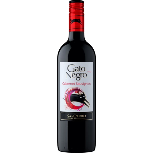 Вино Cabernet Sauvignon Gato Negro червоне сухе San Pedro 0.75л (PRA7804300010638)