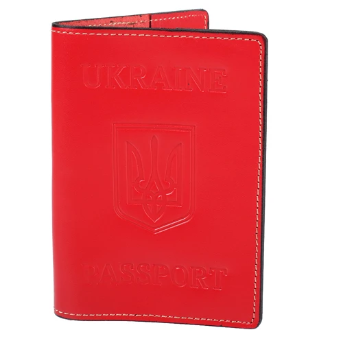 Обложка для документов DNK Leather красная (DNK-Passport-Kcol-H)