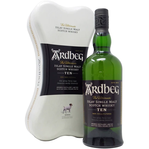 Виски Ardbeg Ardbone, 10 YO, metal box, 0.7 л (BDA1WS-WAB070-007)