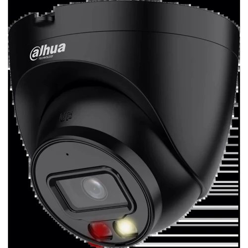 IP-камера видеонаблюдения DAHUA WizSense Dual Light with Microphone DH-IPC-HDW2449T-S-IL-BE (4 MP/2.8 mm) Black