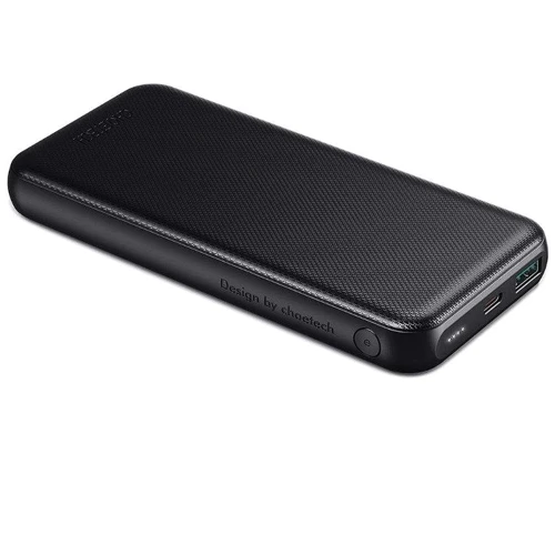 Внешний аккумулятор Choetech Power Bank 10000mAh PD 18W Black (B627-V3-CC-BK)