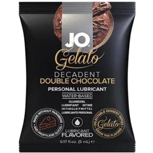 Пробник лубриканта System Jo Gelato Decadent Double Chocolate, 5 мл