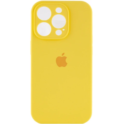 Чохол для iPhone Mobile Case Silicone Case Full Camera Protective Yellow for iPhone 15 Pro Max