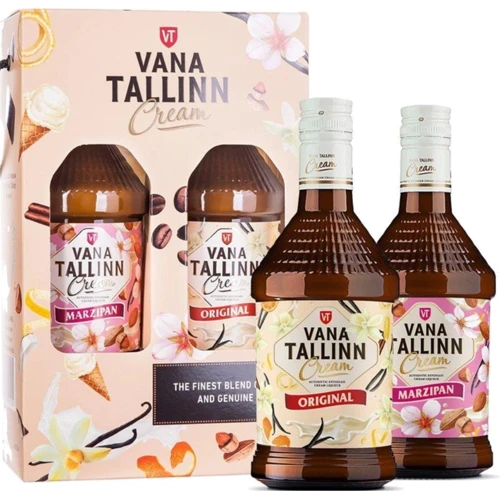 Набор ликеров Liviko Vana Tallinn Original 0.5 л 16% + Vana Tallinn Marzipan 0.5 л 16% (WNF4740054001054)