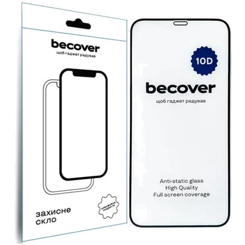 Защитное стекло для iPhone BeCover Tempered Glass 10D Black for iPhone 11 | XR (711323)