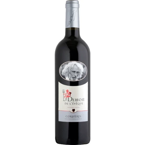 Вино Vins Pierre Richard, Le Demon De l'Eveque Rouge, Corbiéres AOC, 13.5%, червоне сухе, 0.75л (PRV3569046161511)