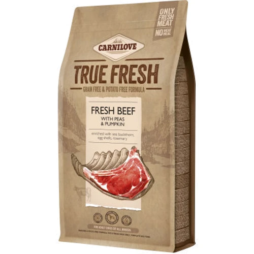 Сухий корм Carnilove True Fresh Beef for Adult dogs для дорослих собак з яловичиною 1.4 кг (8595602546039)