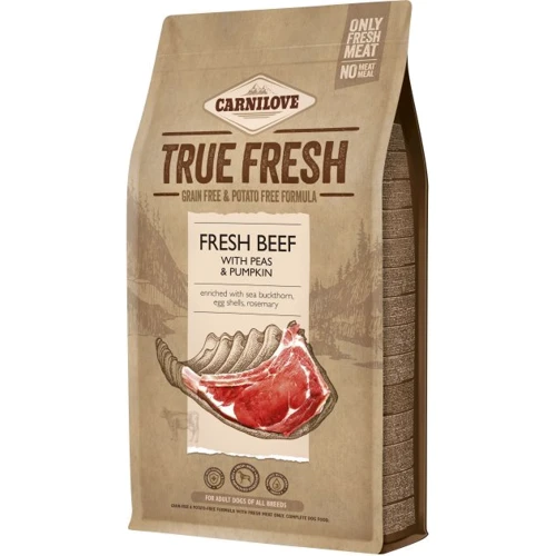 Сухий корм для дорослих собак Carnilove True Fresh Beef for Adult dogs яловичина 4 кг (8595602546046)