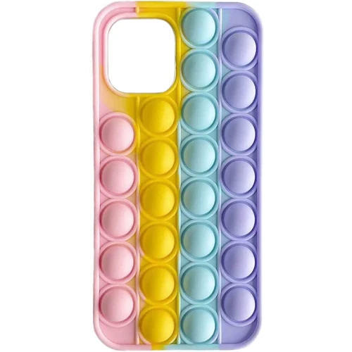 Чохол для iPhone Mobile Case Pop-It Antistress Rainbow for iPhone 12 / iPhone 12 Pro