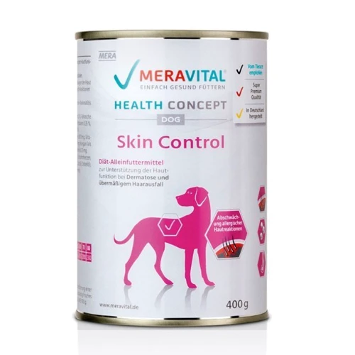 Влажный корм Mera MVH Nassfutter Skin Control при дерматозе и чрезмерном выпадении шерсти 400 г (720474 - 142)