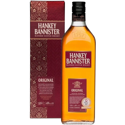 Виски купажированный "Hankey Bannister" Original 3 года 40% 1л (EV5010509414081)