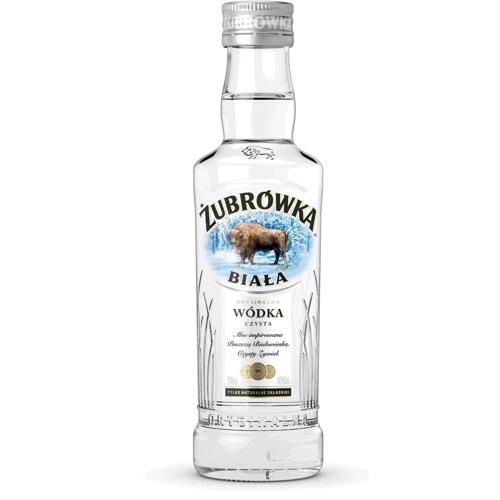 Горілка Zubrowka Biala, 0.2л 40% (BDA1VD-VZB020-001)