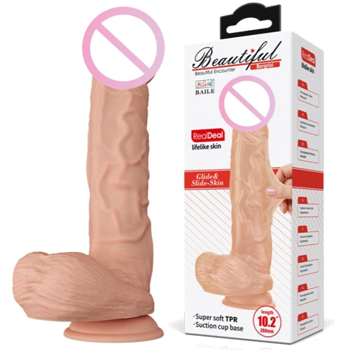 Фалоімітатор LYBAILE Beautiful Encounter Bergrisi Dildo Flesh, 26 см