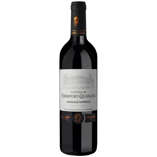 Вино Cheval Quancard Château de Terrefort-Quancard Bordeaux Superieur AOC, червоне сухе, 11-14.5% 0.75л (MAR3176481023726)