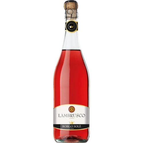 Вино Borgo Sole Lambrusco dell'Emilia IGT Rosato Amabile 0.75л (DDSAT1B003)